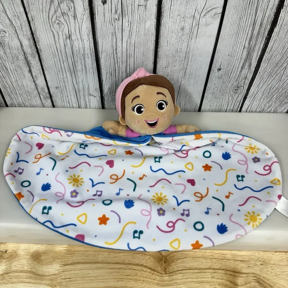 Ms. Rachel Huggable Lovey Plush Toy Soft Blue Pink